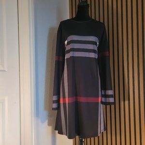 A-Line Large Tartan Plaid Dress
